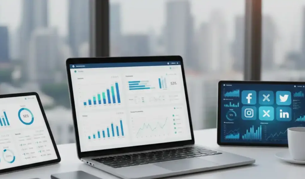 SEO tips and social media marketing strategies for online growth