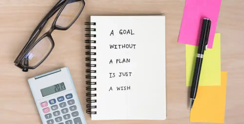 Writing down goals helps students stay organized and accountable